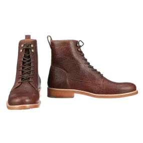 6 Lace Up Derby Boot :: Whiskey