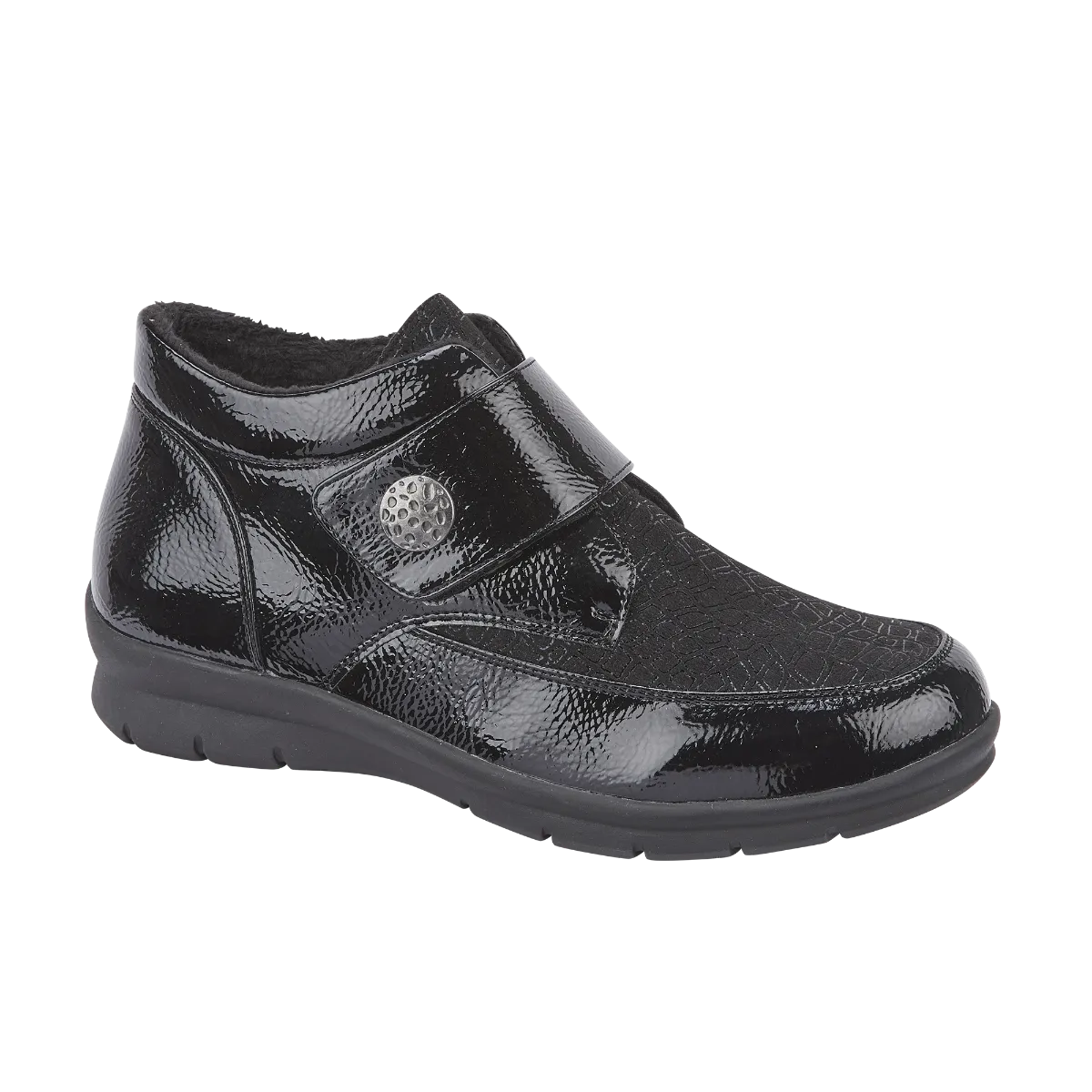 Blackthorn Ladies Touch And Close  ankle boots