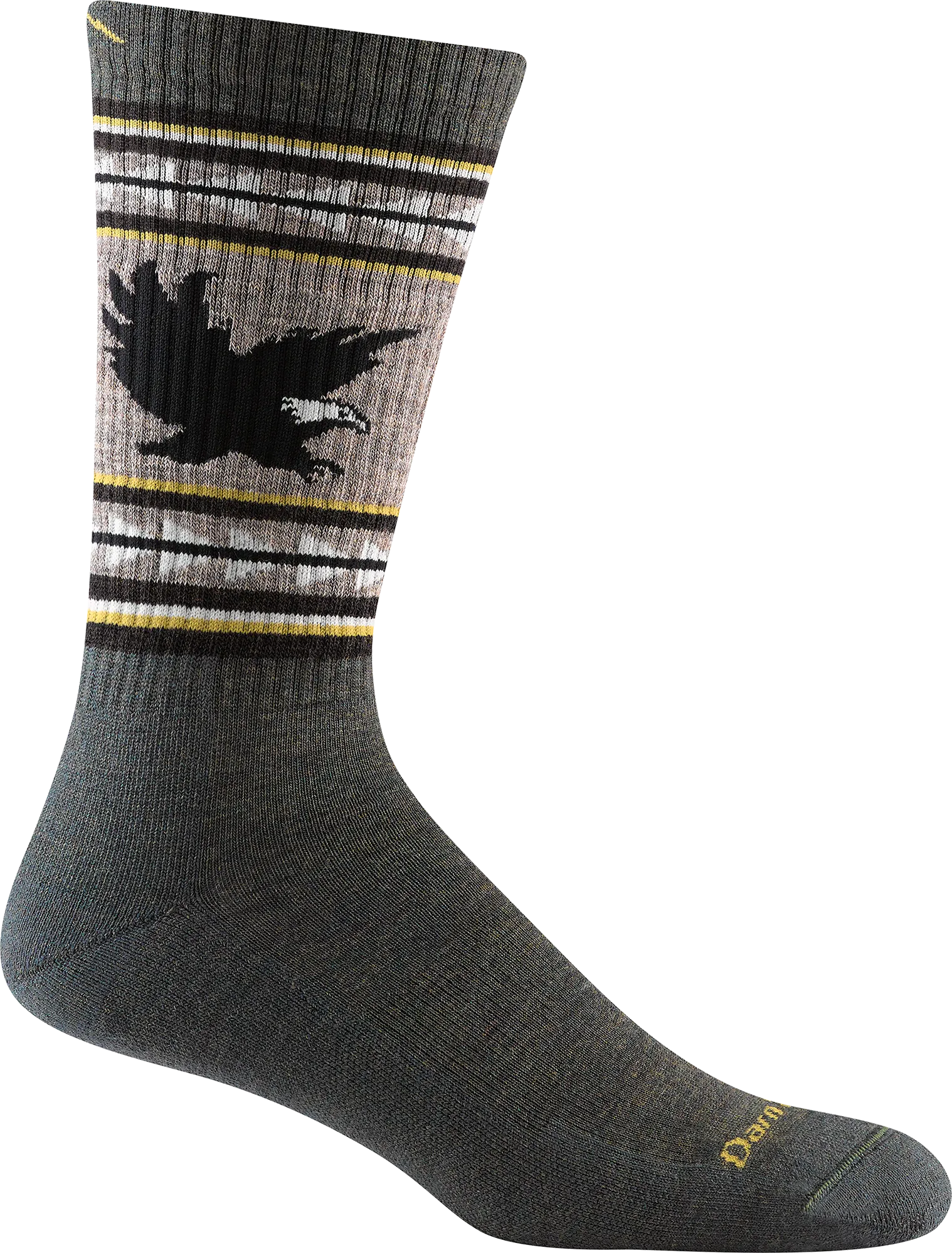 Darn Tough Men&#x27;s VanGrizzle Boot Midweight Hiking Sock Cushion Forest | Buy Darn Tough Men&#x27;s VanGrizzle Boot Midweight Hiking Sock Cushion Forest here | Outnorth