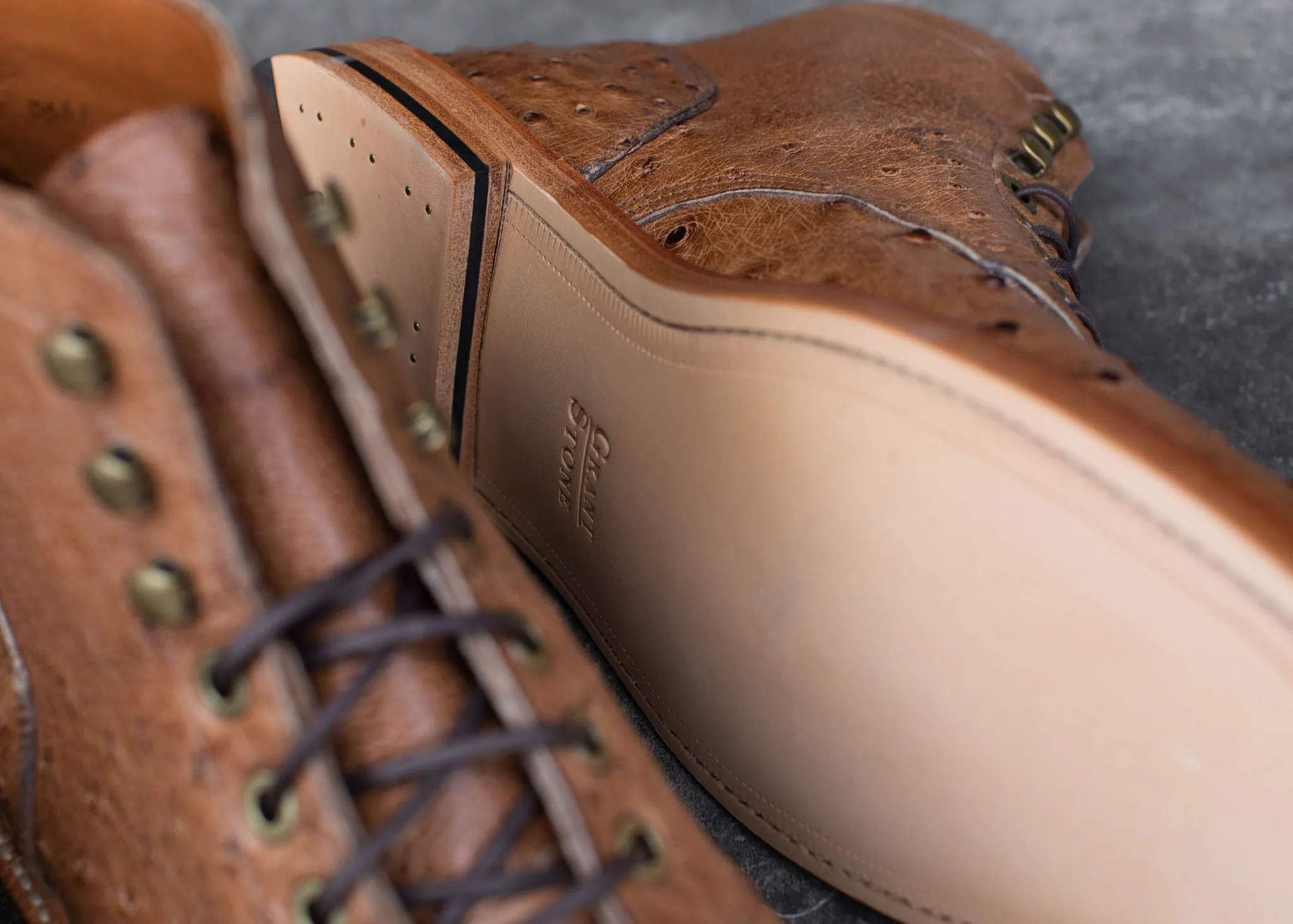 Ranger Ostrich Leather Boots - Diesel Brand