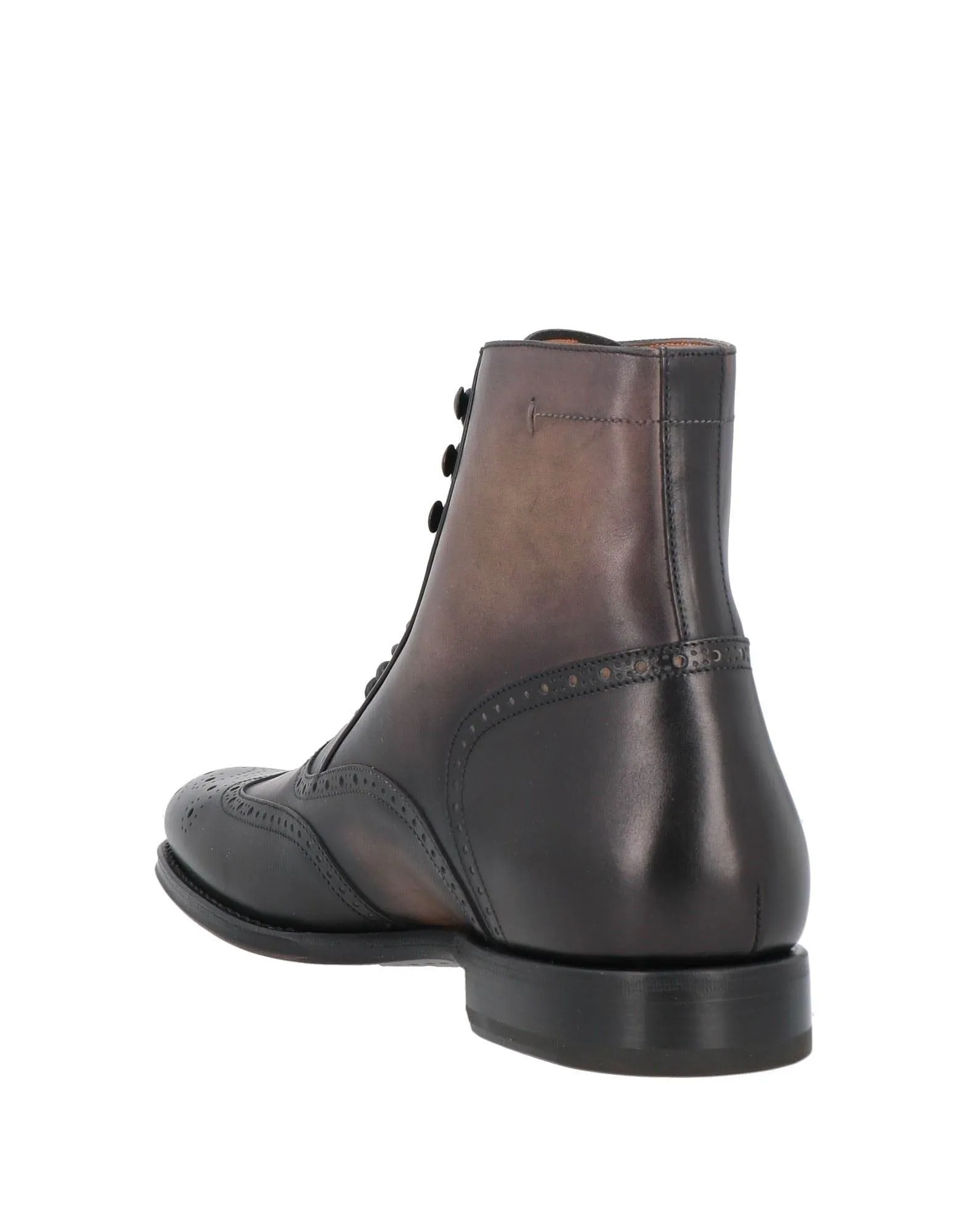 Handmade Custom Brown Calf Leather Boots For Men