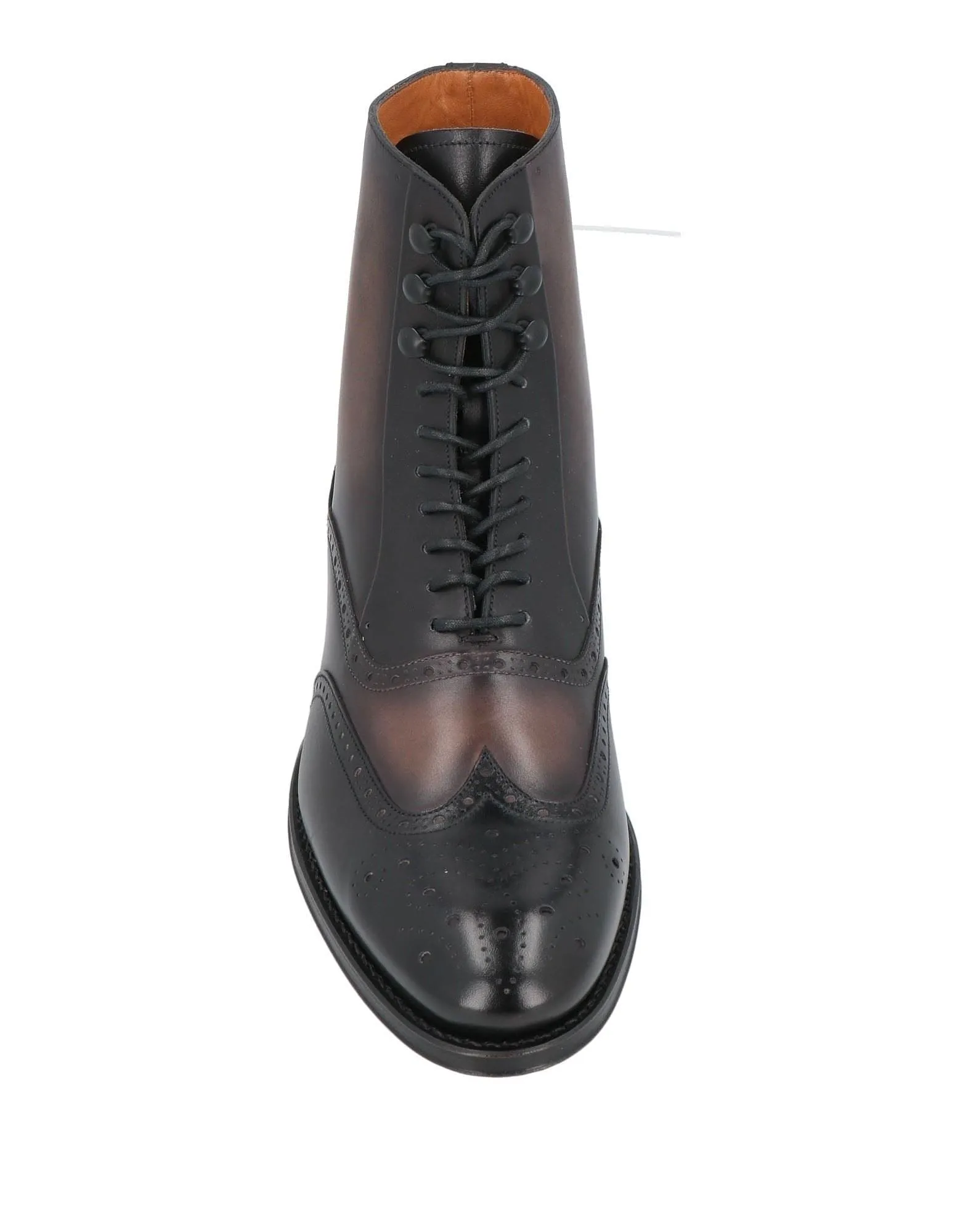 Handmade Custom Brown Calf Leather Boots For Men