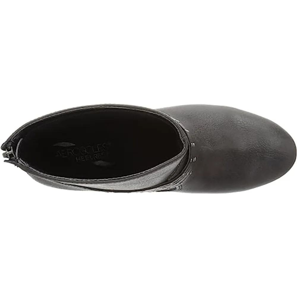 Longevity Black Aerosoles Ankle Boots
