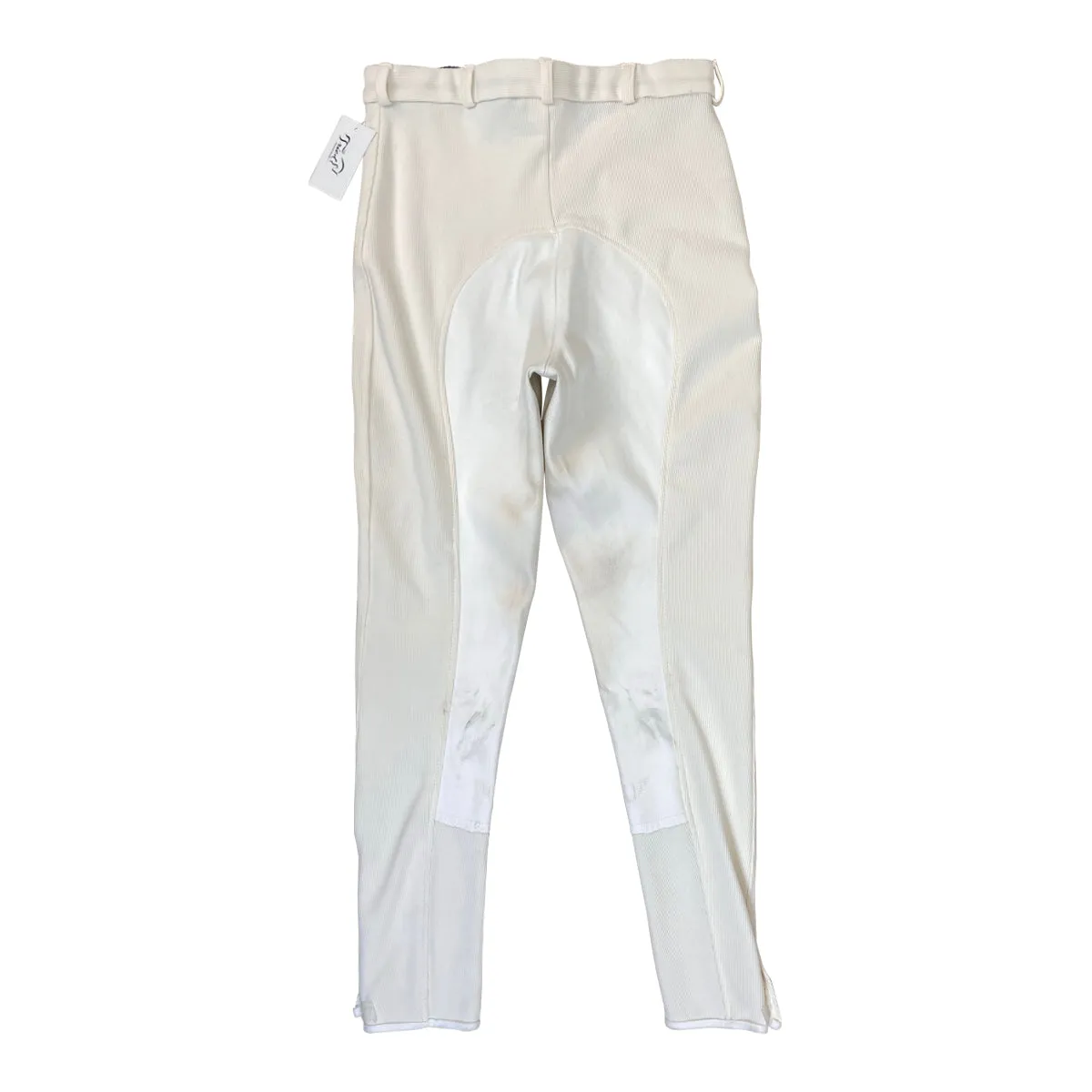 TuffRider Ribb Full Seat  in White - Women's 30